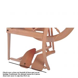 Traditional double threadle set