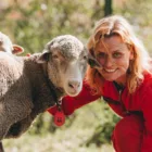 DutchMerino-Janny Wijna en merinoschaap Mandy