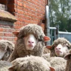 DutchMerino Nieuwsgierige merinoschapen