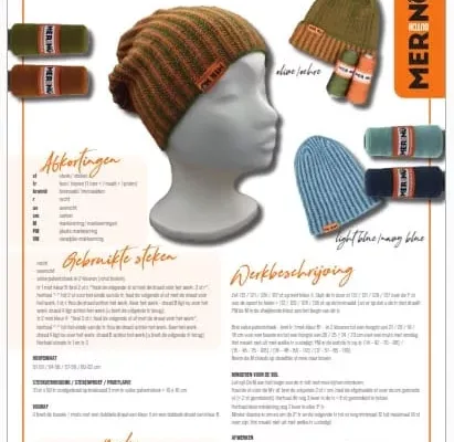 DutchMerino-Handbreipatroon-BeanieCaipín