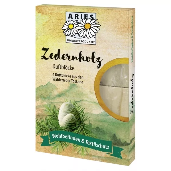 Aries cederhout blokjes tegen motten (4 st.)