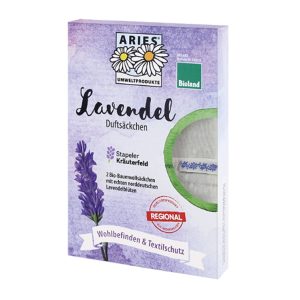 Aries lavendel bio katoen zakjes met bio lavendel