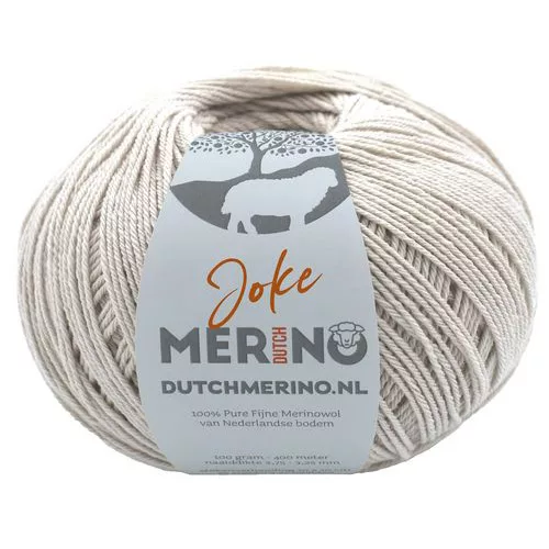 JK:DutchMerino 'Joke' Lace weight 16/6 - Natural Undyed (raw)