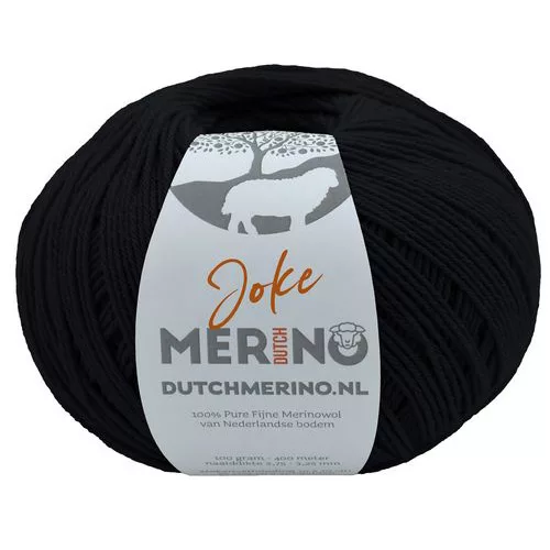 JK:DutchMerino 'Joke' Lace weight 16/6 - Obsidian (909812)