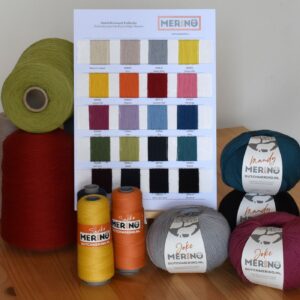 DutchMerino® kleurenkaart  - met echte wolstalen